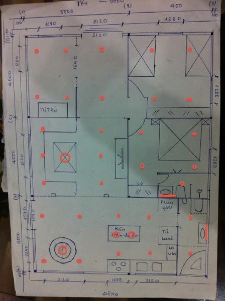 Nhờ các bác góp ý sửa căn chung cư của em.