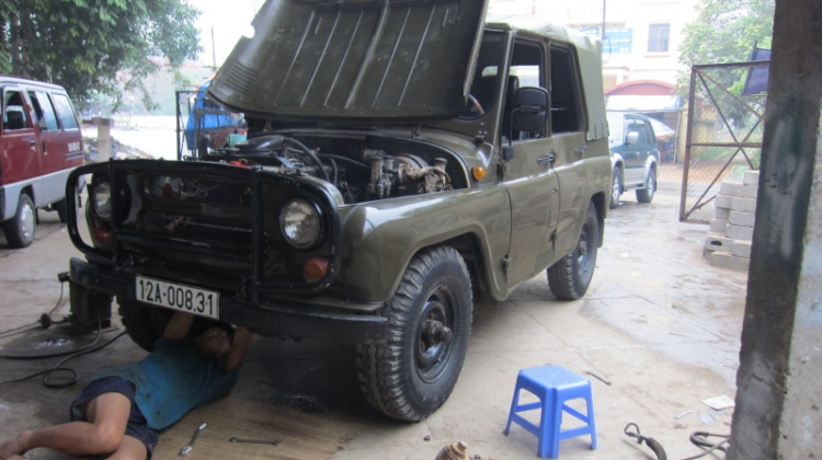Độ UAZ 469 đi Off Road Độ UAZ 469 đi Off Road