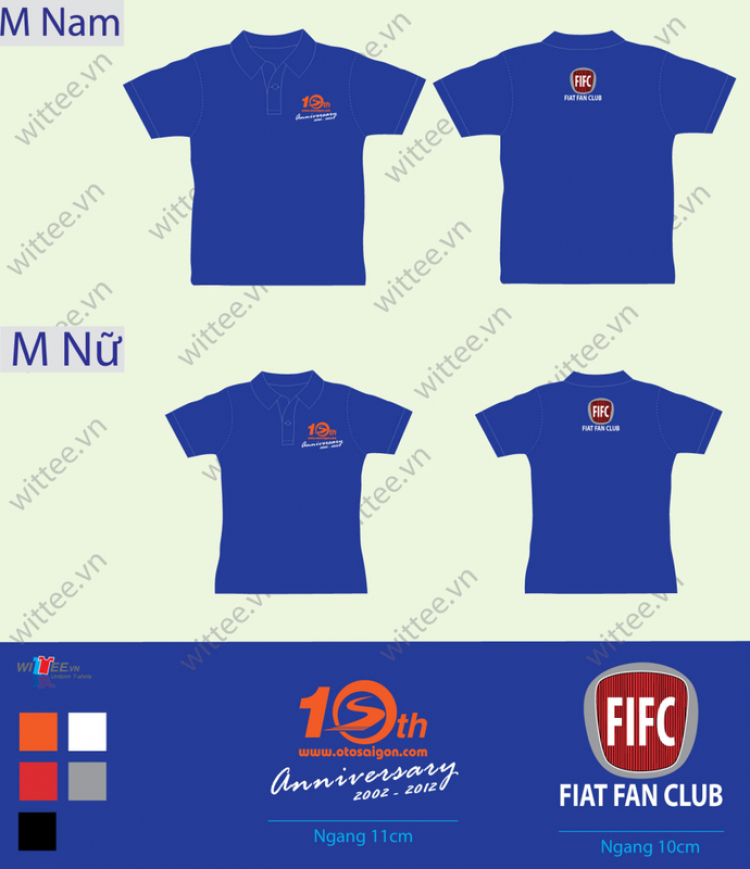 Đồng phục chi hội FIAT Đồng phục chi hội FIAT