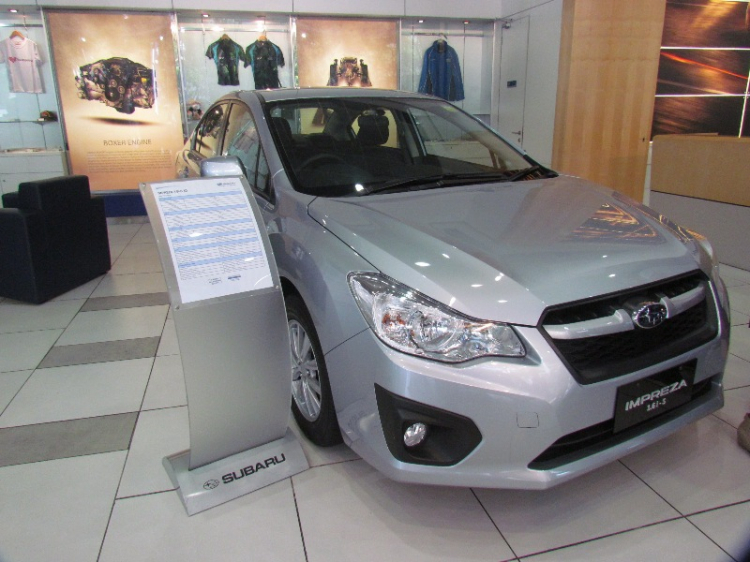 Tham quan Motor Image - Subaru Hub Showroom Singapore 29/10/2012