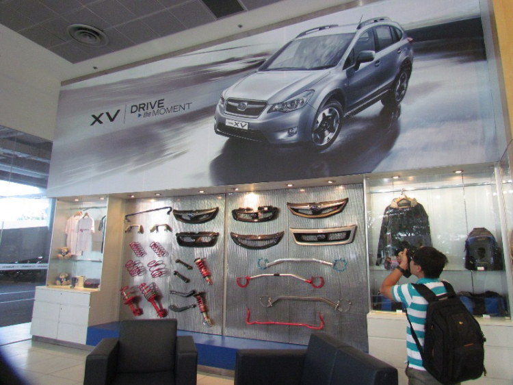 Tham quan Motor Image - Subaru Hub Showroom Singapore 29/10/2012