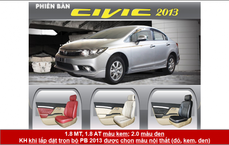 Honda Civic 2013 độ Limited chưa ra biển số !!!
