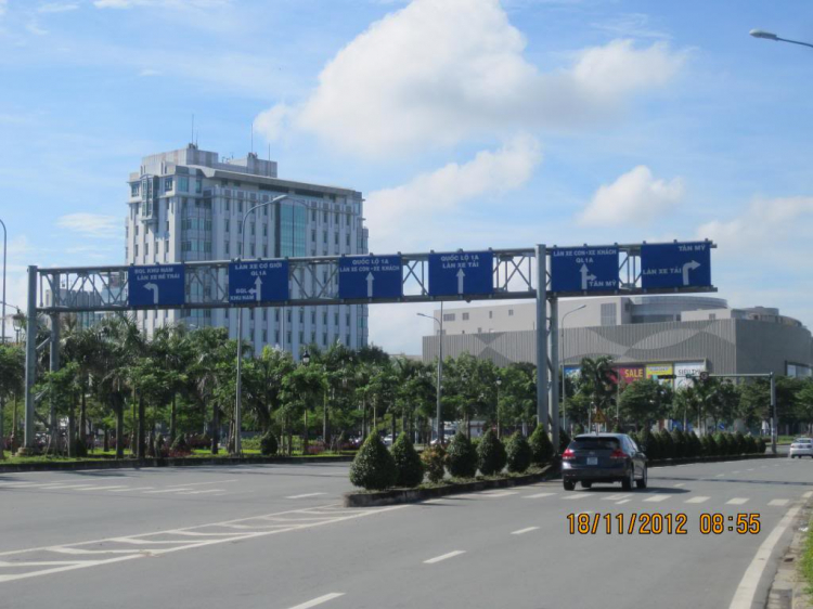 Sai làn trên đại lộ Nguyễn Văn Linh nhờ các bác tư vấn Sai làn trên đại lộ Nguyễn Văn Linh nhờ các bác tư vấn