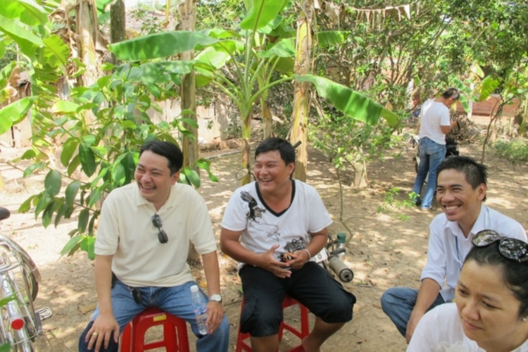 Trao tặng nhà tình thương tại Bến Tre ngày 2/12/2012