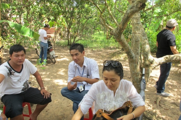 Trao tặng nhà tình thương tại Bến Tre ngày 2/12/2012