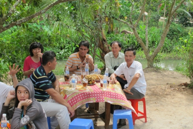 Trao tặng nhà tình thương tại Bến Tre ngày 2/12/2012