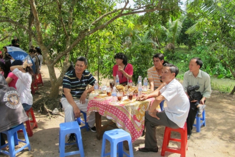 Trao tặng nhà tình thương tại Bến Tre ngày 2/12/2012