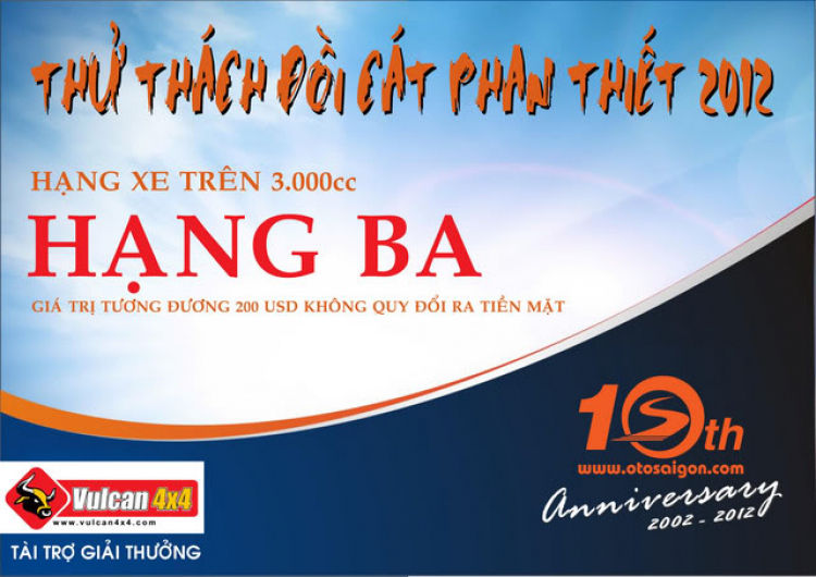Thử thách đồi cát Phan Thiết 2012, chương trình chi tiết & đăng ký tham dự Thử thách đồi cát Phan Thiết 2012, chương trình chi tiết & đăng ký tham dự