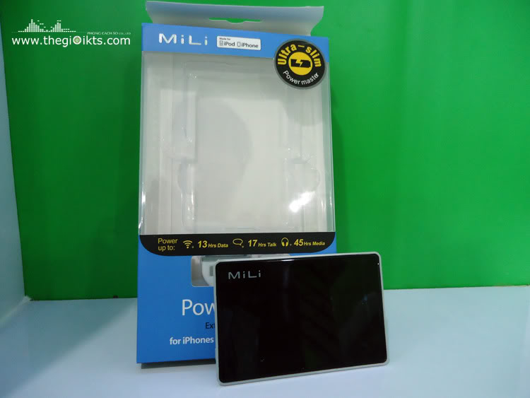 MiLi Power Master(HB-T20) Pin dự phòng 2000mAh cho điện thoại, tablet mỏng nhất thế giới