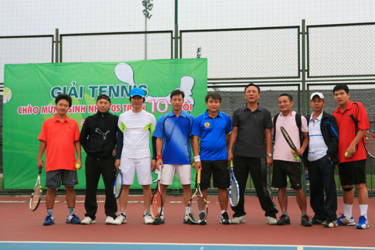 Giải tennis chào mừng sinh nhật OS tròn 10 tuổi