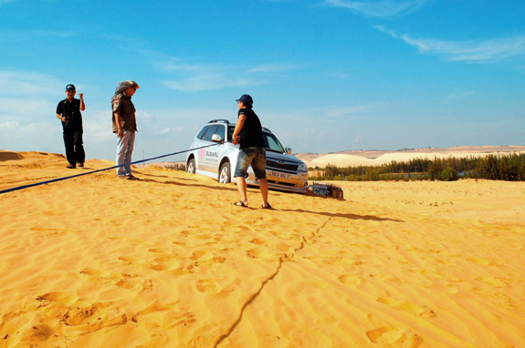 Forester trải nghiệm đồi cát cùng OS Offroad