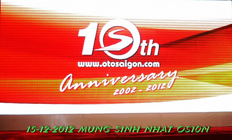 Ảnh Tường Thuật Sinh Nhật Otosaigon.com 10 năm!