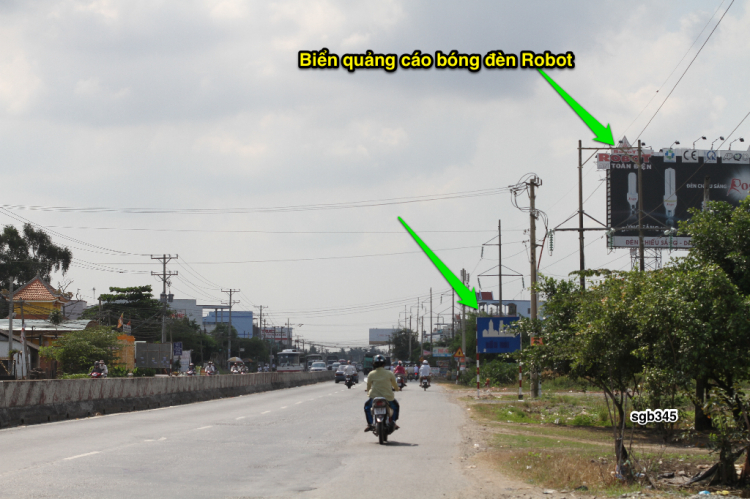 Vị trí tất cả biển báo tốc độ trên QL1A, đoạn từ Tp HCM đến Trung Lương