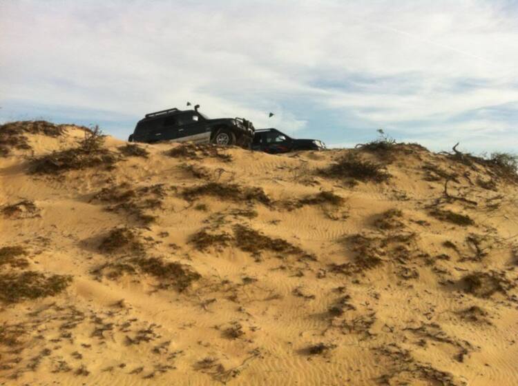 Phần lớn xe hai cầu đều có thể off road đồi cát được... nếu biết cách! Phần lớn xe hai cầu đều có thể off road đồi cát được... nếu biết cách!