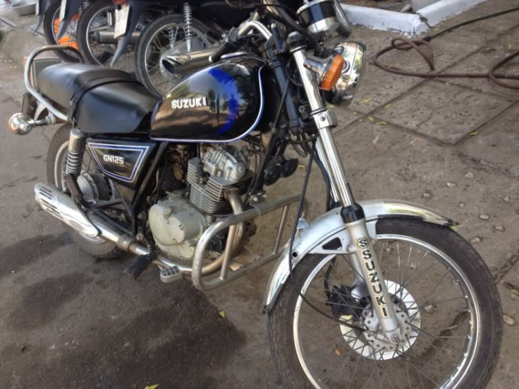 Honda CG125 hoặc CB125 lên dáng Triumph Bonneville