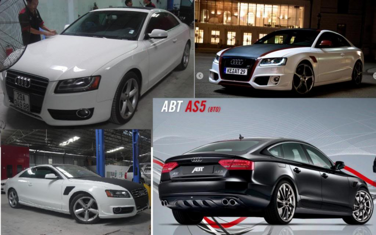 Audi A5 Coupe độ Body Kits,mâm ABT,ECU,KW Suspension by Dr. Joe Garage.