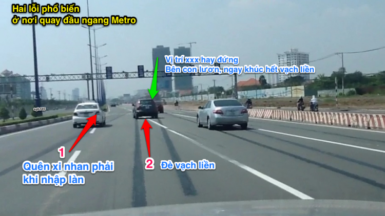 Biển báo tốc độ trên toàn Xa lộ Hà nội, địa phận Tp HCM
