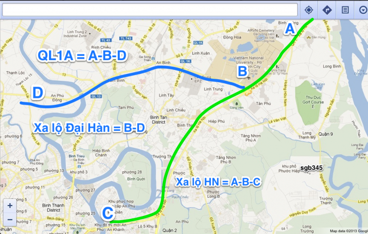 Tốc độ 60km/h cho xe hơi trên xa lộ Đại Hàn (QL1) Tốc độ 60km/h cho xe hơi trên xa lộ Đại Hàn (QL1)