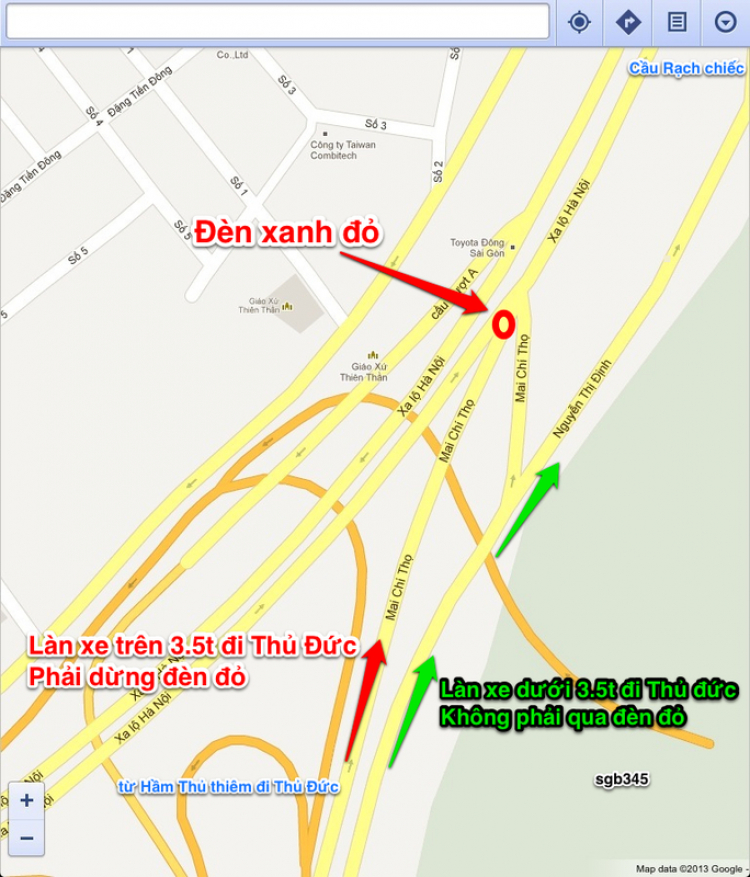Ngã 3 Cầu vượt Cát Lái - Tại sao vẫn nhiều bác tài bị bắn hạ tại đây?