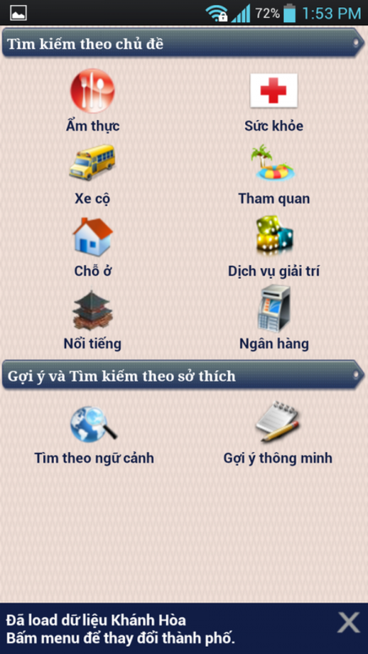 Điểm đến Việt 1.7 Phần mềm thông tin địa điểm du lịch, ăn, chơi, ngủ nghỉ đã có Hải Phòng Điểm đến Việt 1.7 Phần mềm thông tin địa điểm du lịch, ăn, chơi, ngủ nghỉ đã có Hải Phòng