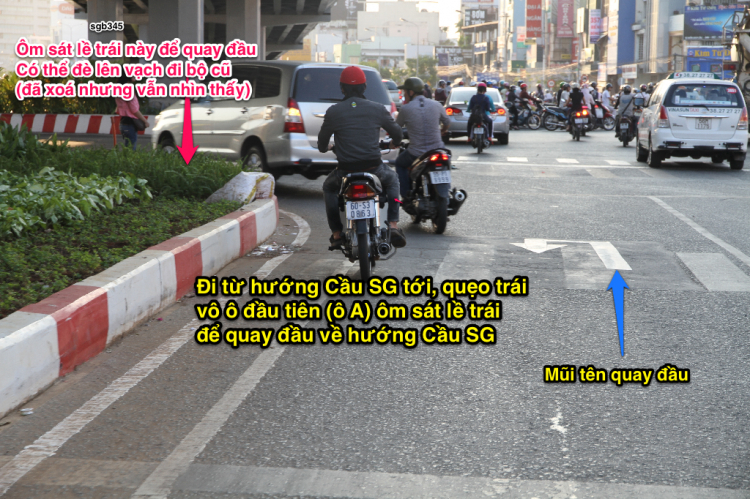 Lưu thông qua gầm Cầu vượt Hàng Xanh cũng thật đơn giản