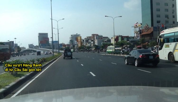 Lưu thông qua gầm Cầu vượt Hàng Xanh cũng thật đơn giản