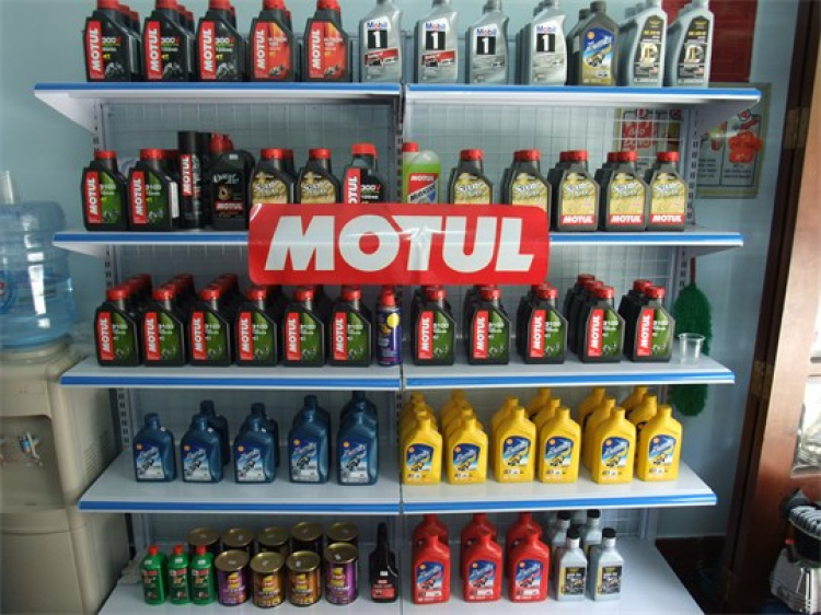 Dầu nhớt Motul , Mobil1 , Shell , CastroL , BP cho ngựa sắt yêu dấu kể cả ngựa xích thố