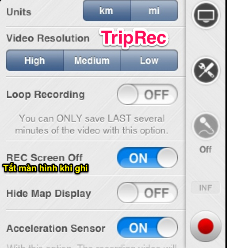 Camera hành trình: một số Apps free để ghi lại hành trình dùng cho iPad và iPhone Camera hành trình: một số Apps free để ghi lại hành trình dùng cho iPad và iPhone