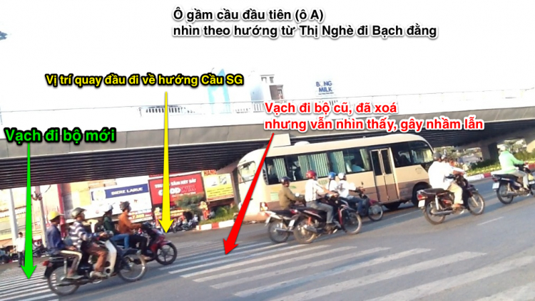 Lưu thông qua gầm Cầu vượt Hàng Xanh cũng thật đơn giản