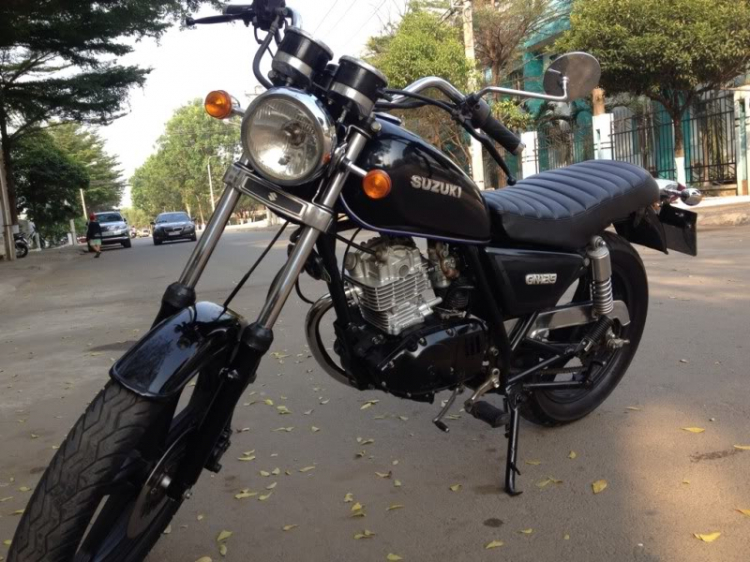 Honda CG125 hoặc CB125 lên dáng Triumph Bonneville