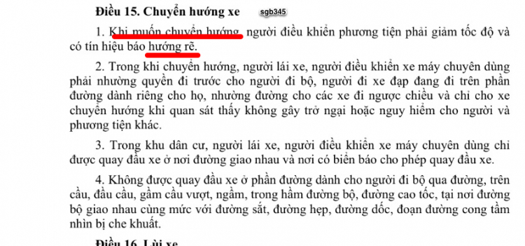 Không xi nhan đoạn dưới gầm cầu Sài Gòn