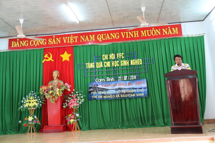 Vài hình ảnh về chuyến đi từ thiện đảo Bình Ba của FFC-29/8-31/8/14.