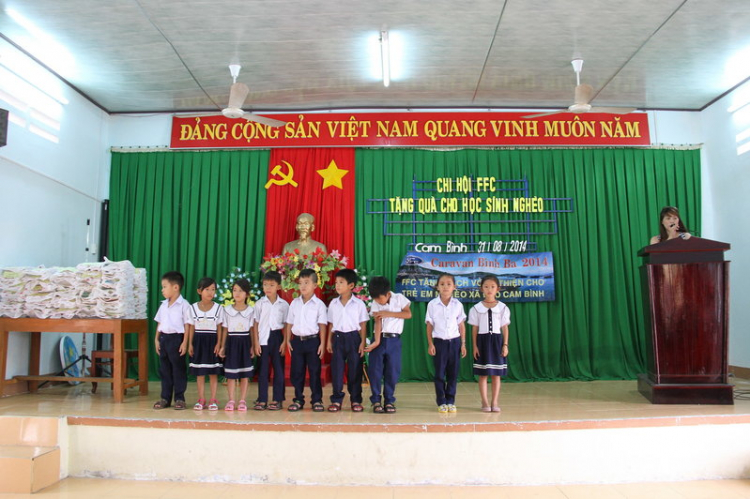 Vài hình ảnh về chuyến đi từ thiện đảo Bình Ba của FFC-29/8-31/8/14.