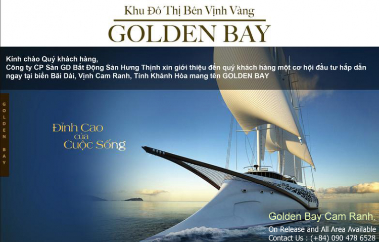 dự án GoldenBay Cam Ranh,có được không các bác? dự án GoldenBay Cam Ranh,có được không các bác?