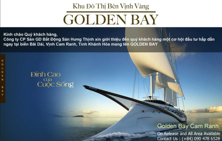 dự án GoldenBay Cam Ranh,có được không các bác?