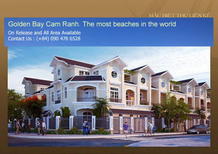 dự án GoldenBay Cam Ranh,có được không các bác?