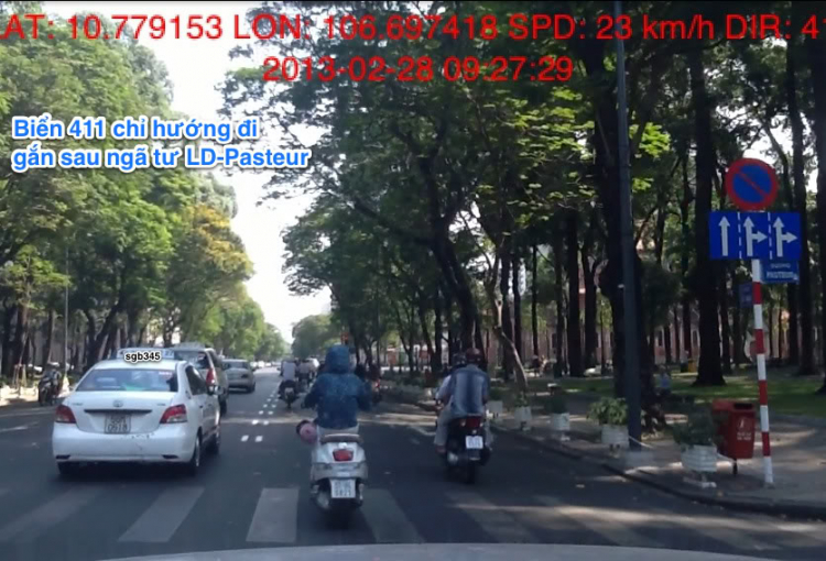 Cập nhật các tuyến đường trung tâm SG mới lắp biển 411 Cập nhật các tuyến đường trung tâm SG mới lắp biển 411