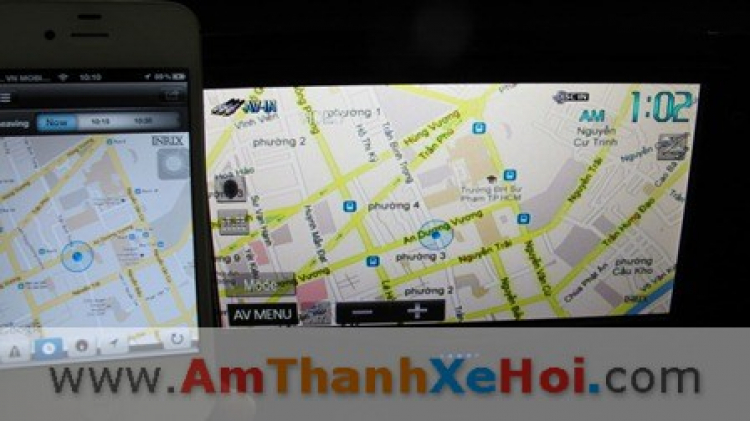 Dùng google map trên di động khi chạy xe