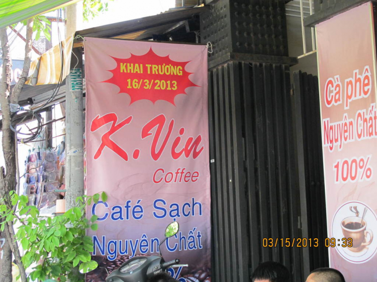 CAFE K'VIN - Rang Xay & thưởng thức tại quán với giá 12.000 (VND)/ 1ly