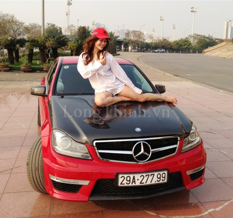 "Hot Girl" & "Mercedes C63 AMG" độ từ C200 by LONG THỊNH