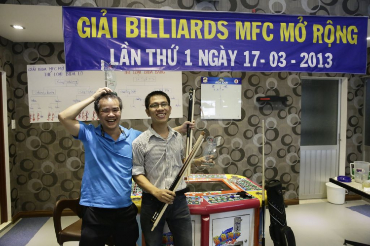 [MFC] - Giải Bida MFC Mở Hẹp lần thứ I ngày Chủ Nhật 17/3/2013