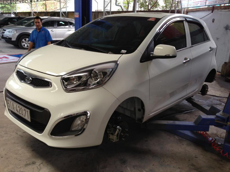 Show hàng 2 em Picanto trắng của anh Hải (Em đi đóng phí BTĐB và thay còi Denso- trang 29)