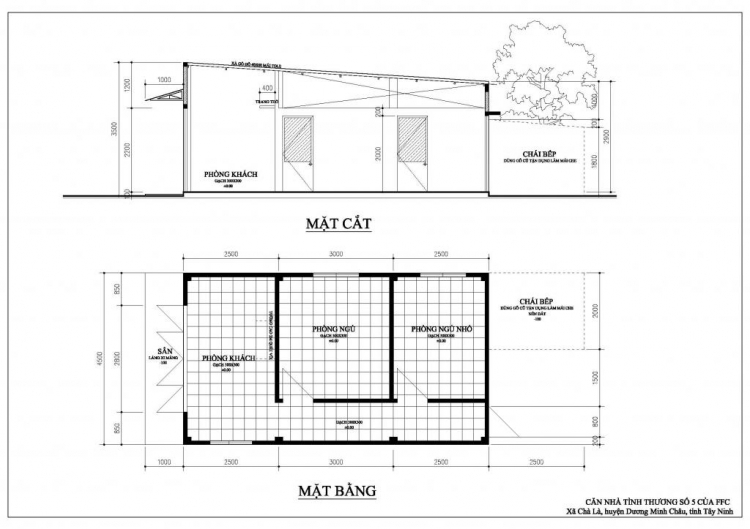 Ngôi nhà thứ 5- tại xã Chà Là, huyện Dương Minh Châu, tỉnh Tây Ninh