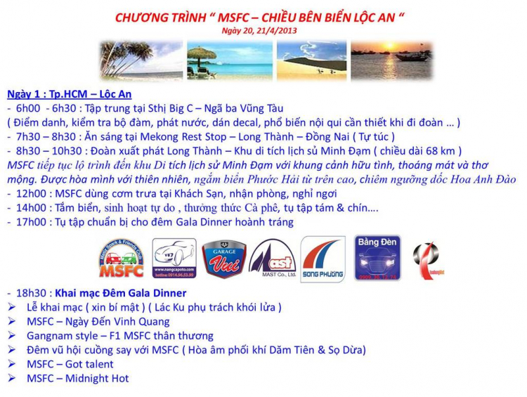 GM Matiz-Spark & friend: Hình ảnh chuyến off Cần Thơ 22-23/10