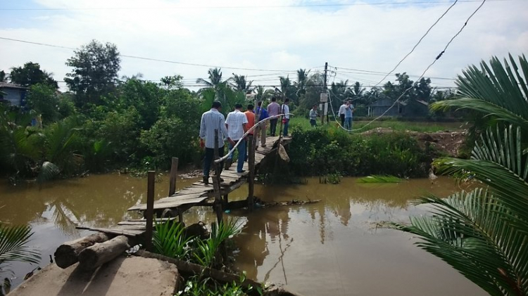 Khởi công xây cầu từ thiện cho người nghèo tại xã Tân Chánh, H.Cần Đước