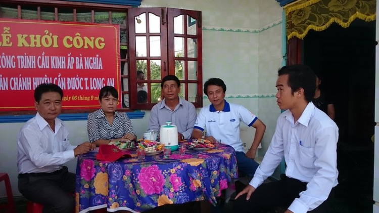 Khởi công xây cầu từ thiện cho người nghèo tại xã Tân Chánh, H.Cần Đước