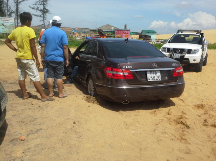 Ảnh hành trình thử thách Mercedes-Benz GLK 220 CDI - máy dầu trên đồi cát Phan Thiết