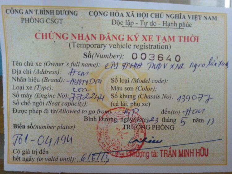 Em vừa lách luật thuế trước bạ xe mới thành công