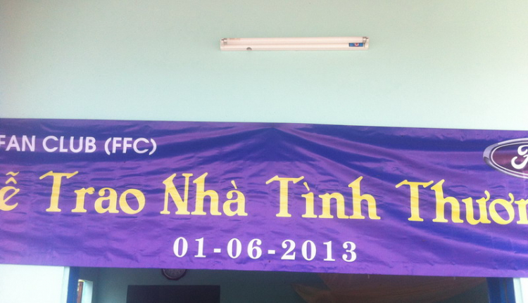 Chuyến đi bàn giao căn nhà tình thương thứ 7 tại Trà Vinh ngày 1/6/2013