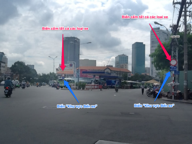 Chú ý trạm xăng ở bến thành quận 1
